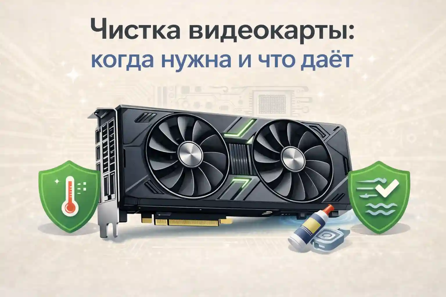 Чистка видеокарты: когда нужна и что даёт