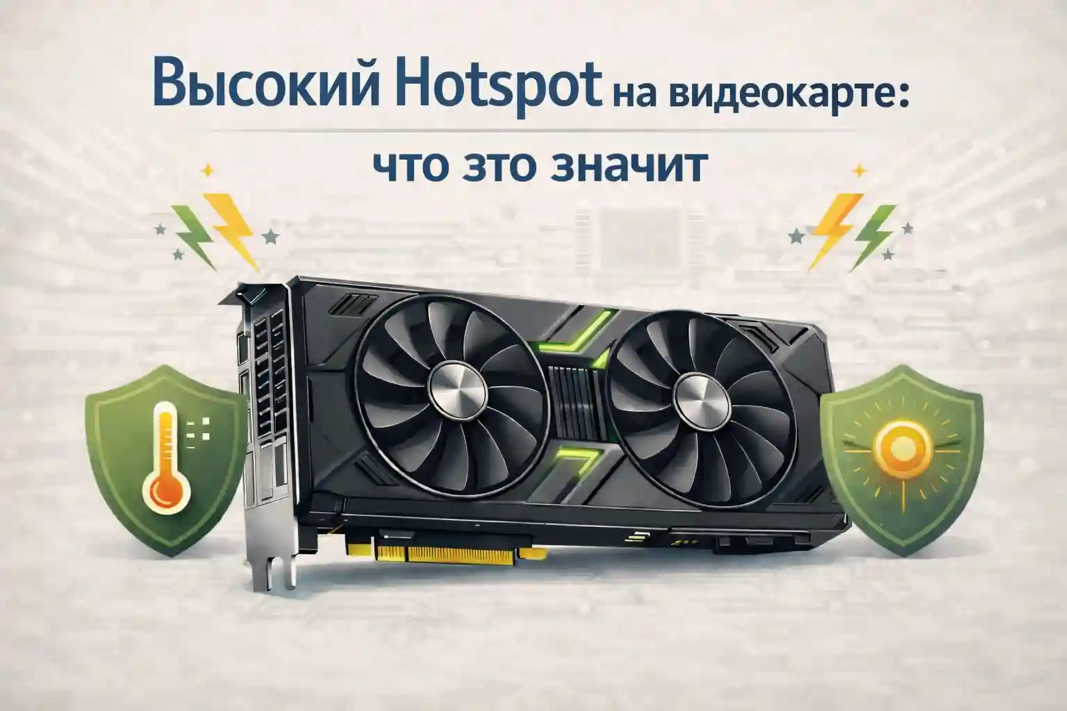 Высокий Hotspot на видеокарте: что это значит